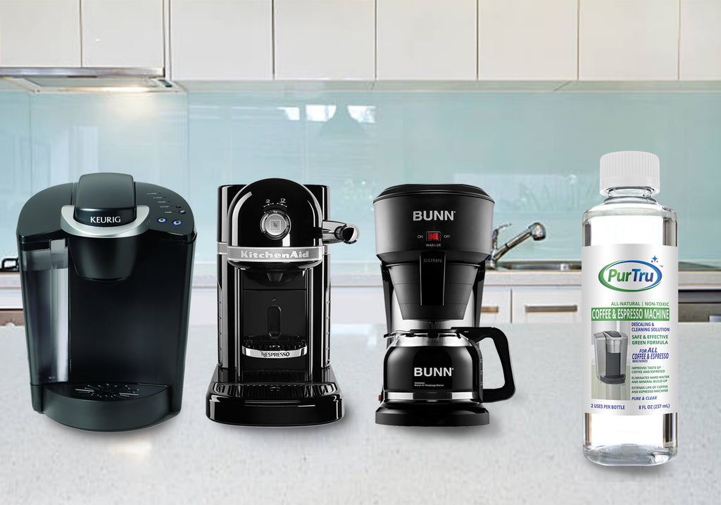 Coffee Machine Cleaner and Descaler Solution 8 fl. oz. – PurTru®