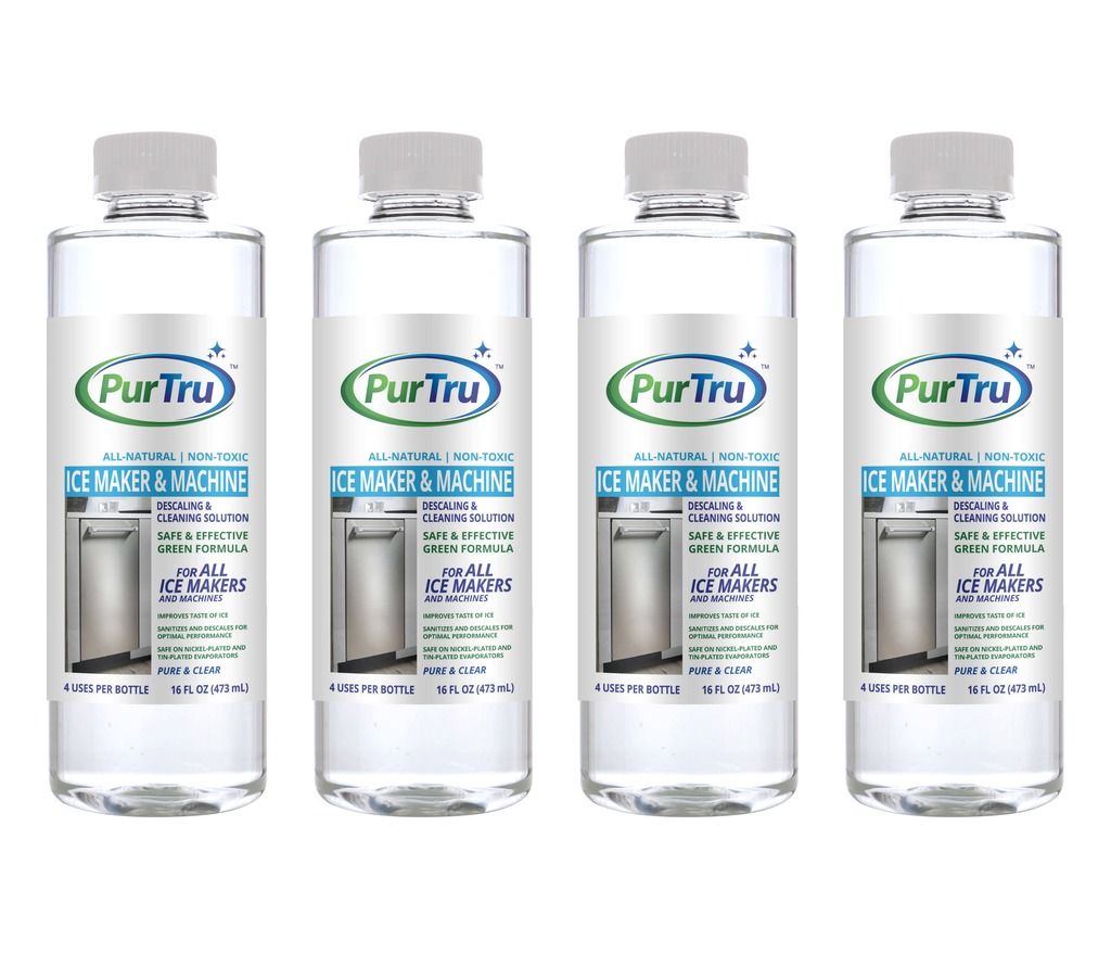 Ice Maker & Machine Cleaning and Descaling Solution (4 Pack) – PurTru®
