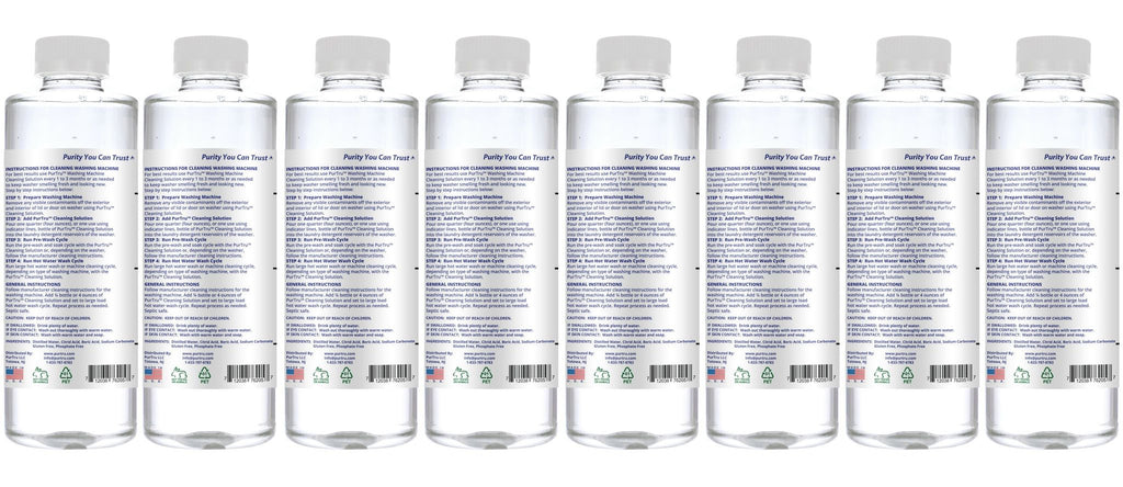 Washing Machine Cleaning and Sanitizing Solution (8 Pack)